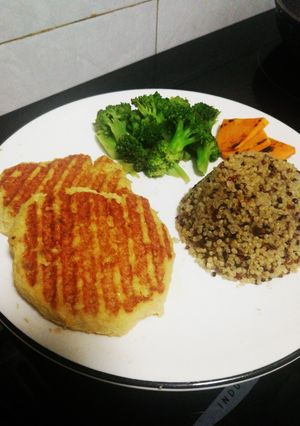 รูปของ เบอร์เกอร์อกไก่เขียวหวาน
