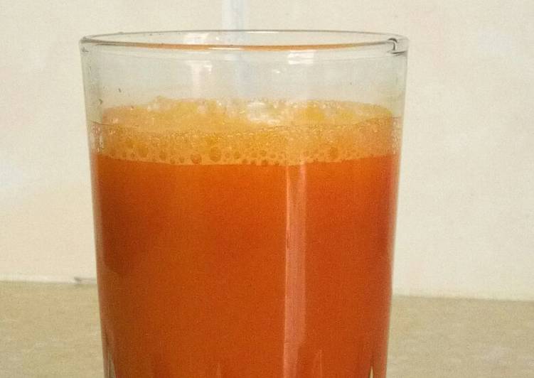 Easiest Way to Prepare Ultimate Healthy Carrot Juice