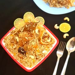 A picture of Chanadal Mutton yakhni pulav.