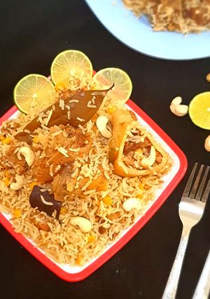 A picture of Chanadal Mutton yakhni pulav.