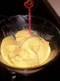 Una foto de Helado de Dulce de Leche