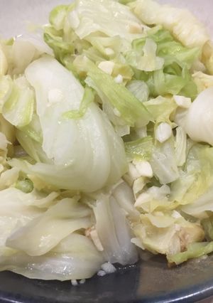 簡單做-酒香高麗菜 的食譜成品照片