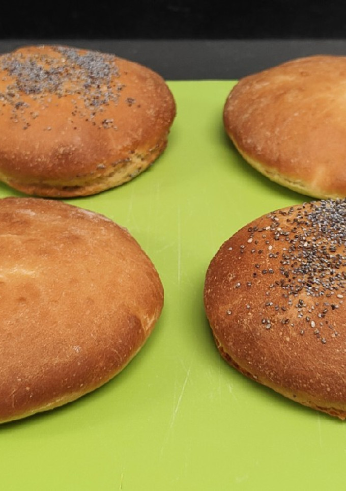 Una foto de Pan de hamburguesa