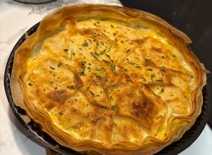 Une photo de Quiche revisité (feuille de brick)