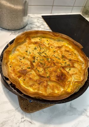 Une photo de Quiche revisité (feuille de brick)