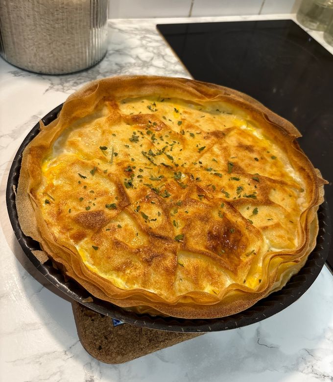 Une photo de Quiche revisité (feuille de brick)