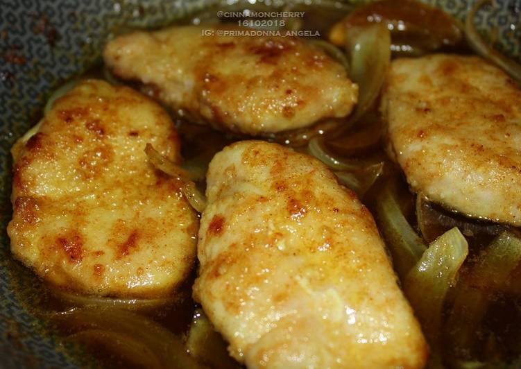 Simple Way to Make Favorite Chicken with Honey Curry Sauce
