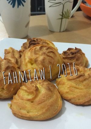 Foto resep Soes with vanilla cream filling