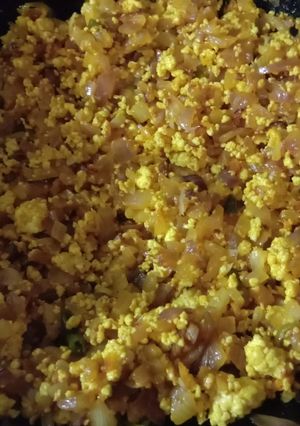 A picture of Paneer bhurgi.
