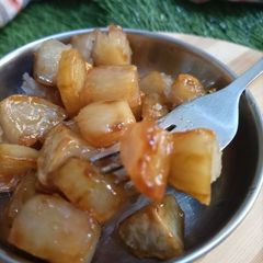 A picture of Caramelized Sweet potatoes.
