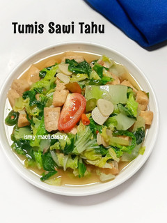 Foto resep Tumis Sawi Tahu