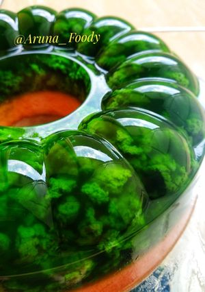 Foto resep Puding lumut mentega
