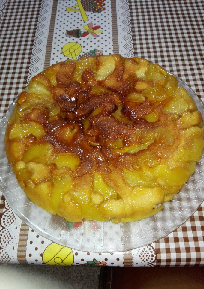 Una foto de Torta de manzana para celíacos