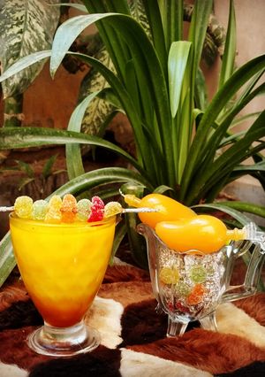 A picture of Mango velvet mousse 🍋.