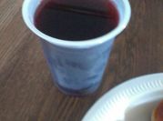 A picture of grapes mocktail