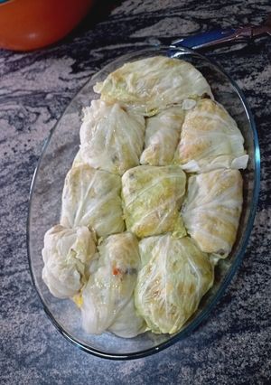 A picture of Stuffed Cabbage Casserole.