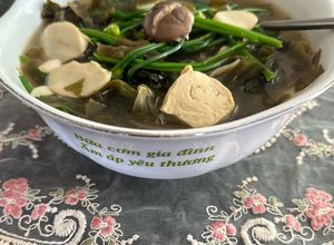 Hình của món Canh bông hẹ Miso (ngày 5).