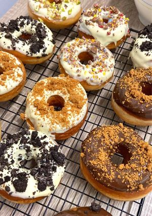Una foto de Donuts caseros