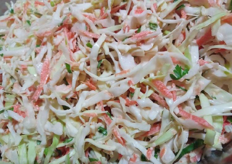 Recipe of Any-night-of-the-week Sweet n sour coleslaw