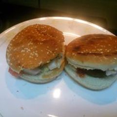 A picture of Aloo Tikki Burger.