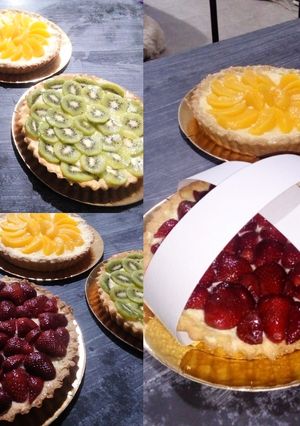 Una foto de Tarta de frutas, muy fácil🍰