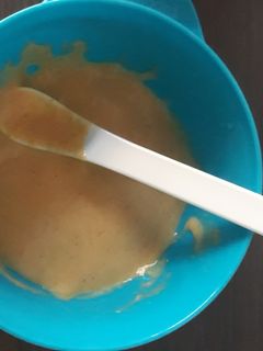 Foto resep MPASI 6 bulan - Bubur kacang merah ikan salmon