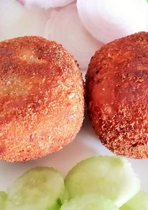 A picture of Crunchy Masoor Dal Croquettes.