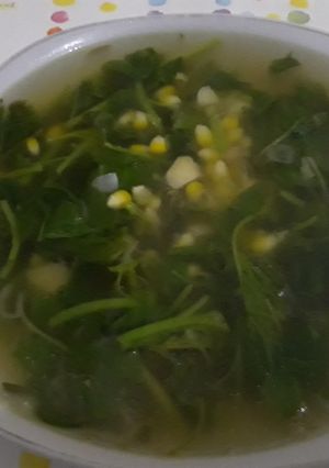Foto resep Sayur Bening Bayam dan Jagung Manis