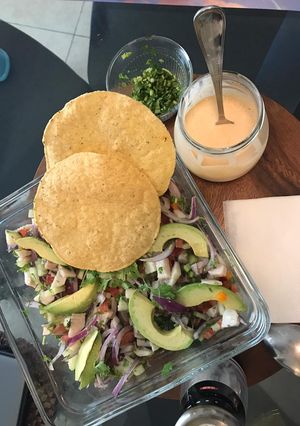 Una foto de Ceviche de pescado a la Greta