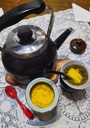 Una foto de Mate con azúcar de naranja