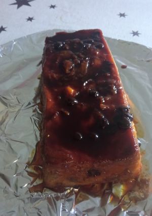 Una foto de Pudding de ensaimadas