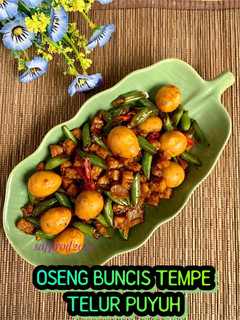 Foto resep Oseng Buncis Tempe Telur Puyuh