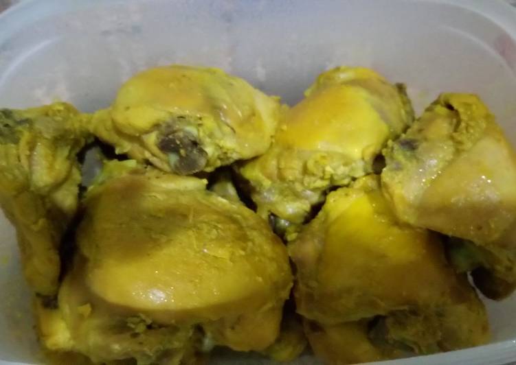 Ayam Ungkep-Resep Kaldu Ayam Mpasi