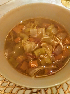 清冰箱版本之羅宋湯（低醣生酮餐）（素食料理）（家常菜）（清冰箱料理）（快速料理） 的食譜成品照片