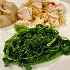 A picture of Sautéed Taiwanese Spinach.