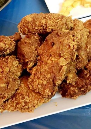 صورة لوصفة دجاج مقلي على طريقتي 😋بروستد
