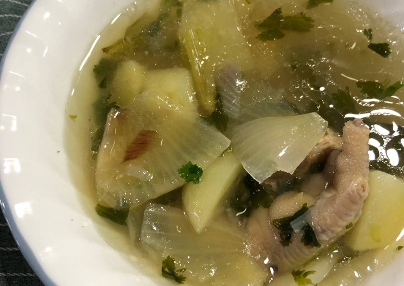 Clean food - chicken soup