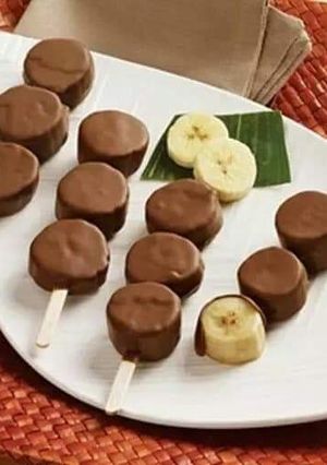 صورة لوصفة موز بالشوكولاتة