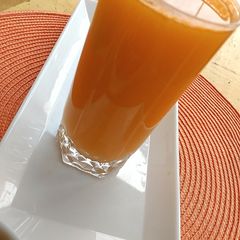 Carrot juice A picture of Carrot juice.