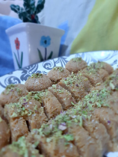 عکسی از دستور باقلوا شعریه