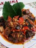 Hati Rusa + tahu masak cabe