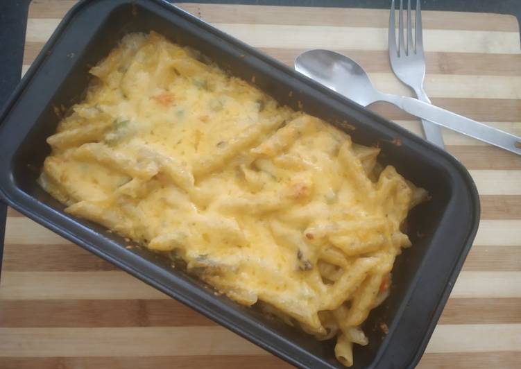 Easiest Way to Make Homemade Creamy Tasty Baked Pasta