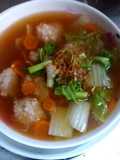 แกงจืดไก่สับผักกาดขาว