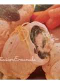 Involtini di petto di pollo e spinaci
