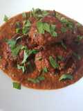 Albóndigas de picadillo de res en salsa