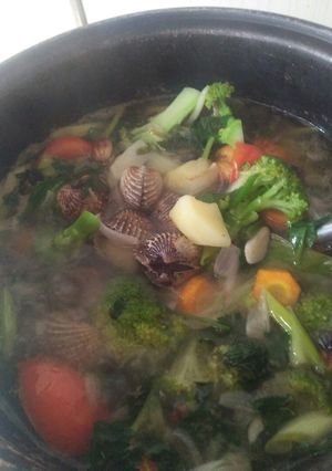 Foto resep Sop Kerang+Sayuran