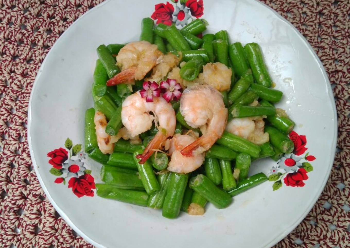 Tumis Buncis dengan Udang Simple Endul