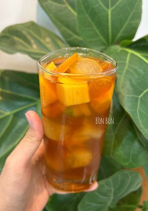 Hình của món Trà Xoài Kim Quất.