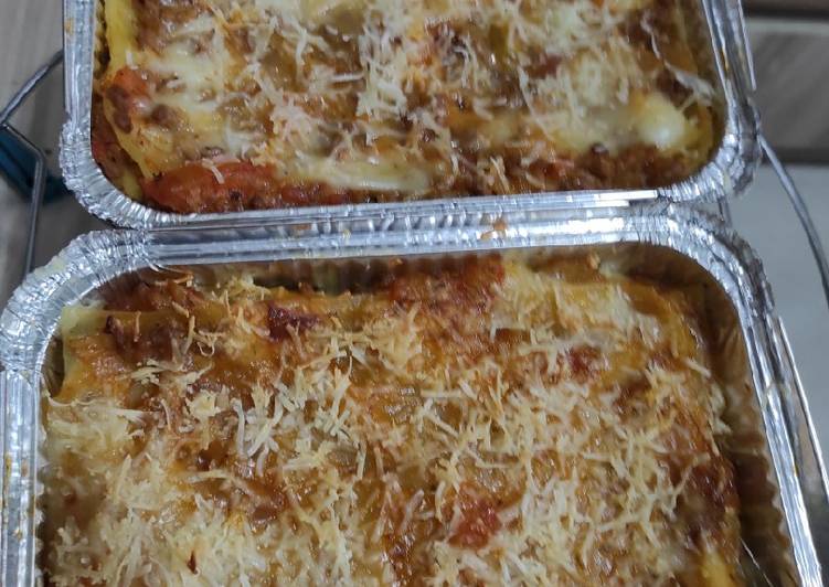 Cara Gampang mengolah Lasagna Special, Lezat Sekali