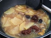 A picture of pork leg